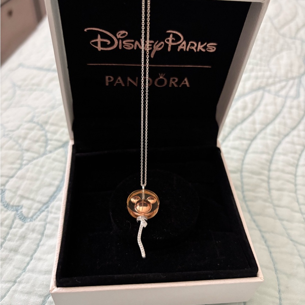 Pandora Disney Parks Gold and Silver Necklace
